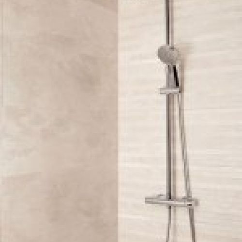 Columna de ducha con rociador Wind Blu RD 24 cm