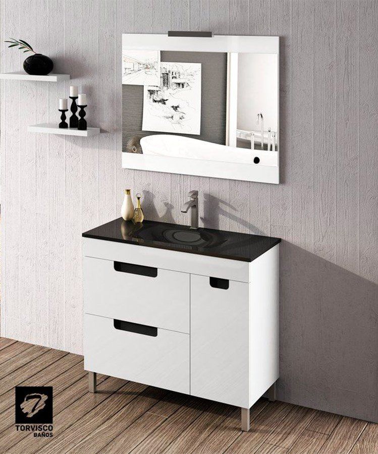 Mueble SENA blanco brillo