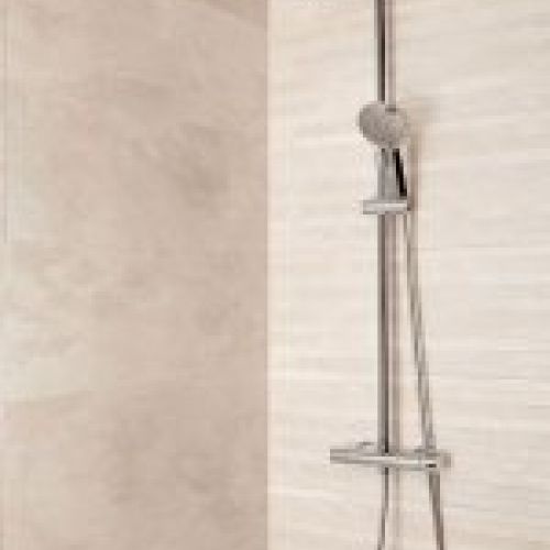 Columna de ducha con rociador Wind Blu RD 24 cm